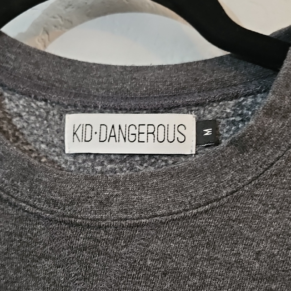 Kid Dangerous The Brunch Club Dark Gray Sweatshirt - Womens Size Medium - Picture 3 of 5